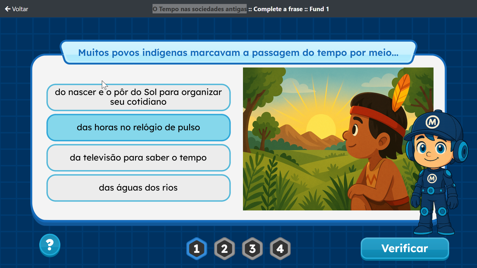 Jogo escolha - O Tempo